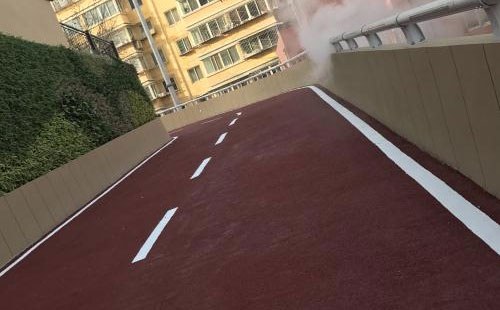 积石山彩色路面